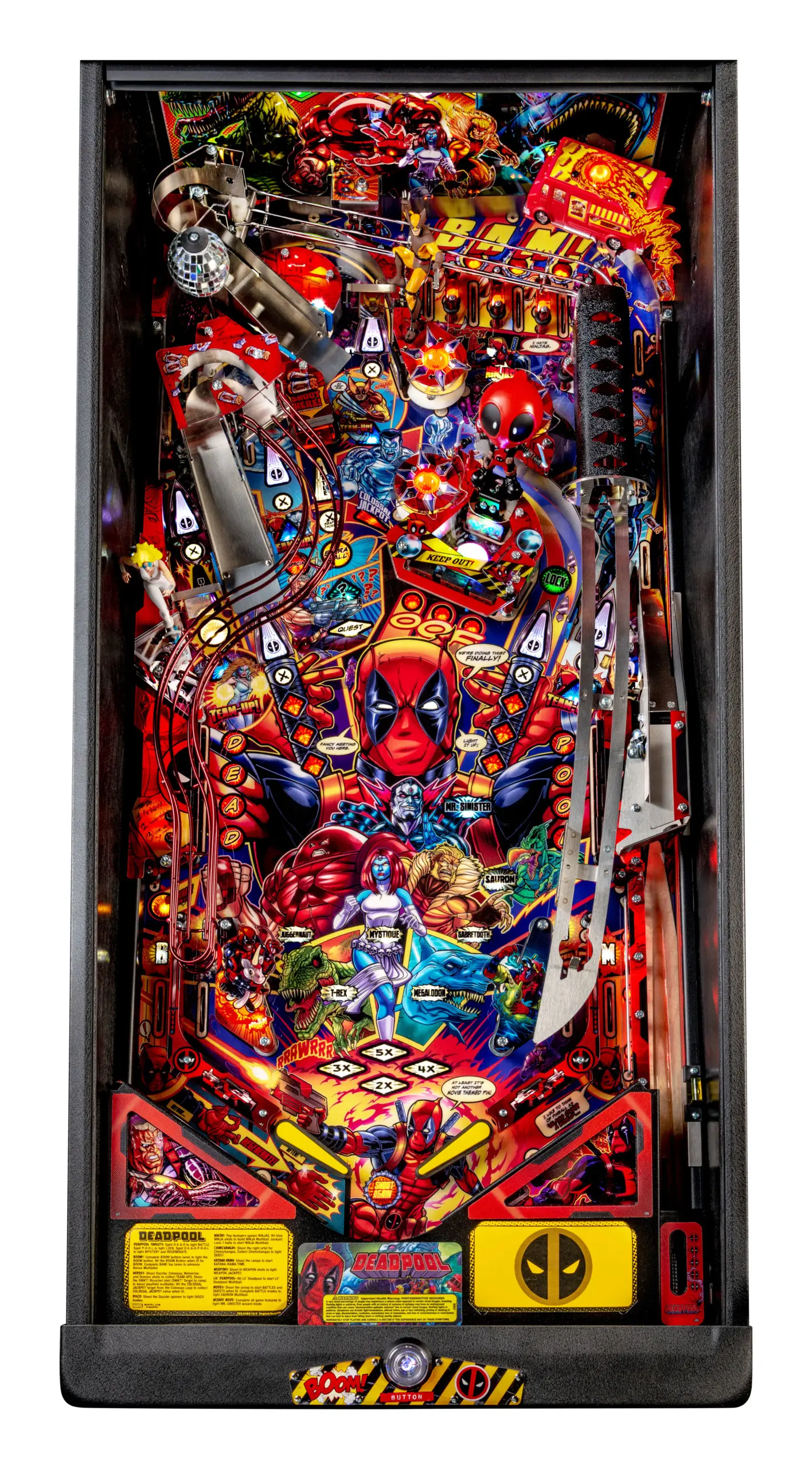Deadpool Premium Pinball Machine by Stern - Image 5